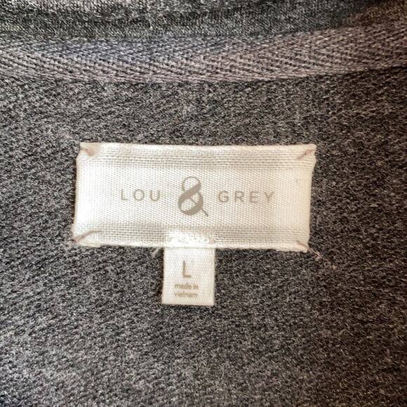 Lou & Grey SignatureSoft Cowl Neck Dress L Grey - Picture 3 of 9